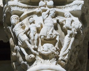 Capitello del chiostro del Duomo di Monreale - XII secolo